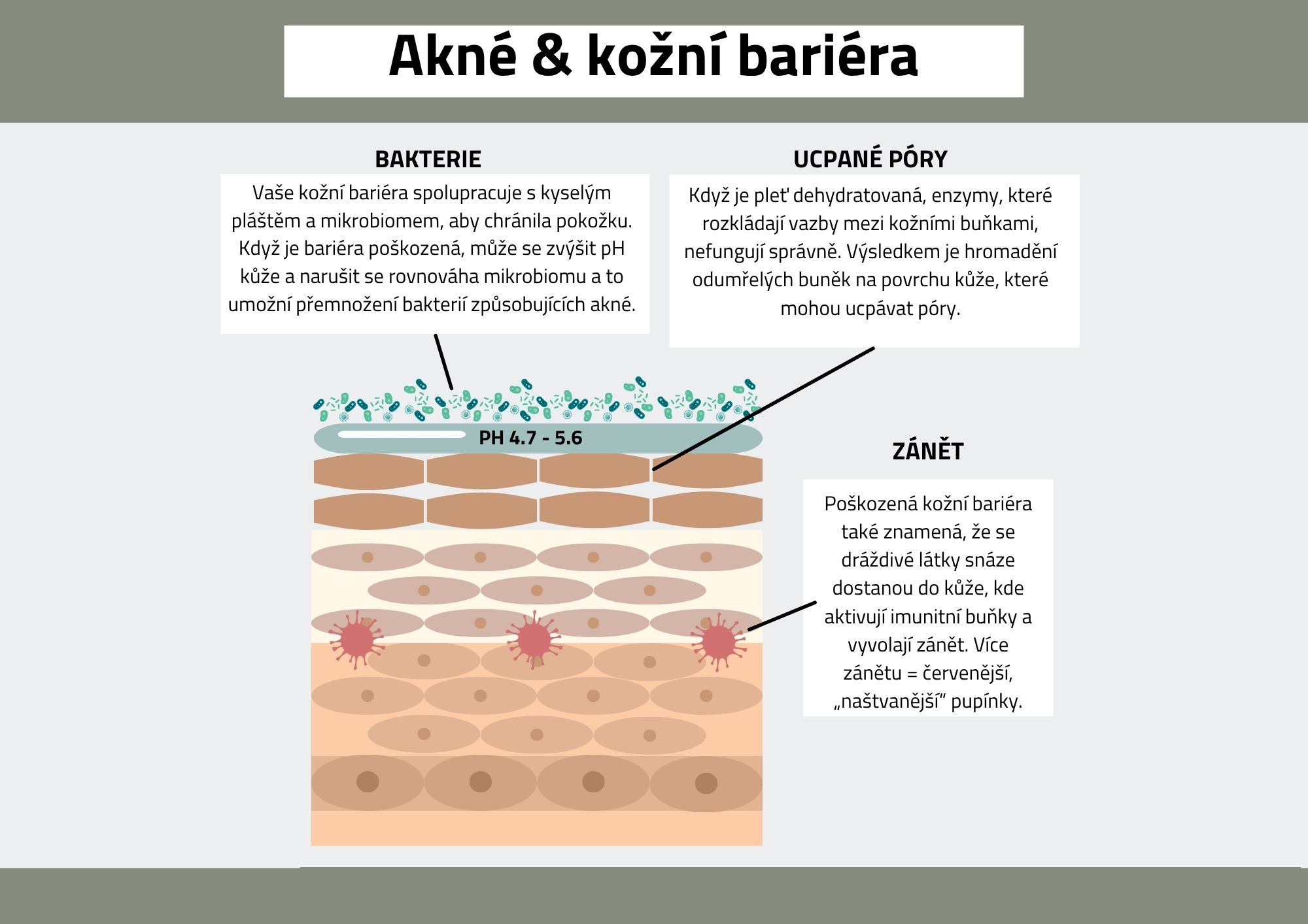 popis jak vniká akné