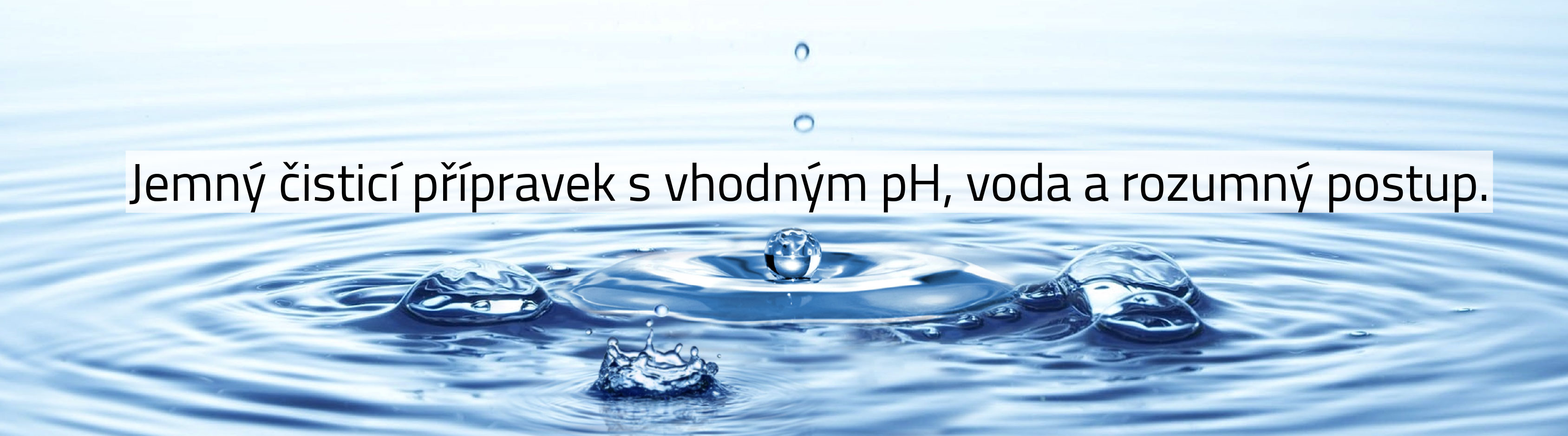 Jemné čištění pleti s vhodným pH