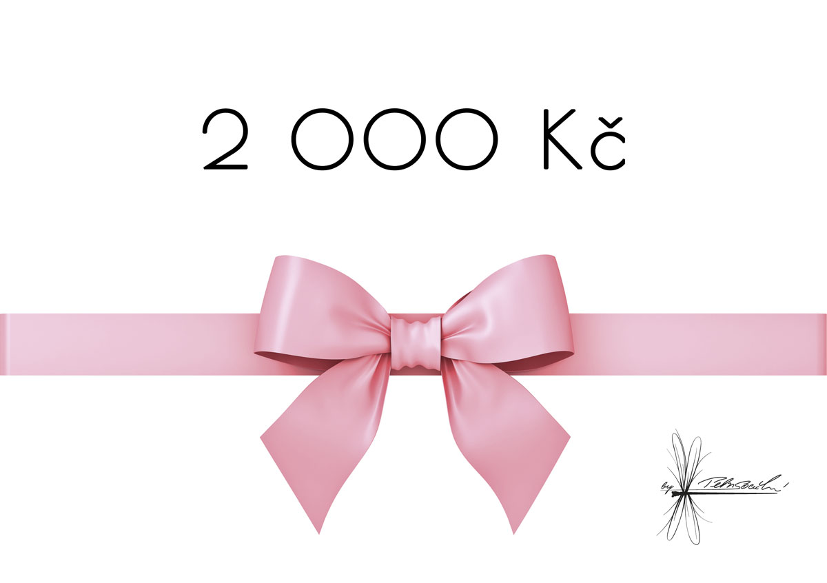 dárkový voucher hodnota 2000kč