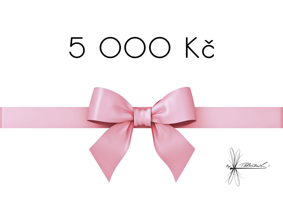 dárkový voucher hodnota 5000kč